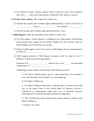 Divorce Settlement Agreement Template - Hawaii, Page 13