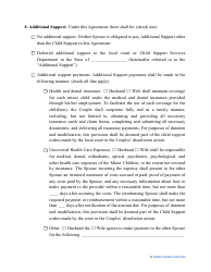 Divorce Settlement Agreement Template - Hawaii, Page 14