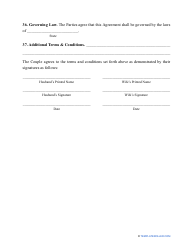 Divorce Settlement Agreement Template - Idaho, Page 11