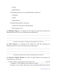 Divorce Settlement Agreement Template - Indiana, Page 4