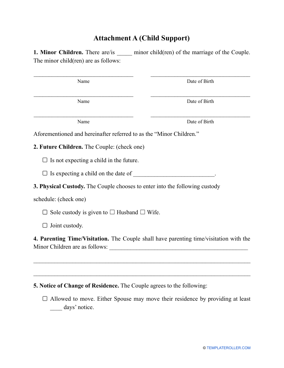 Divorce Settlement Agreement Template - Kentucky, Page 12