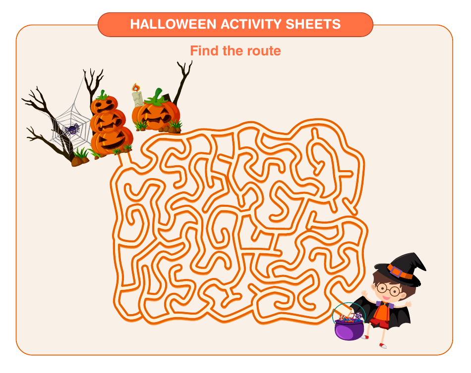 Halloween Maze Document Preview