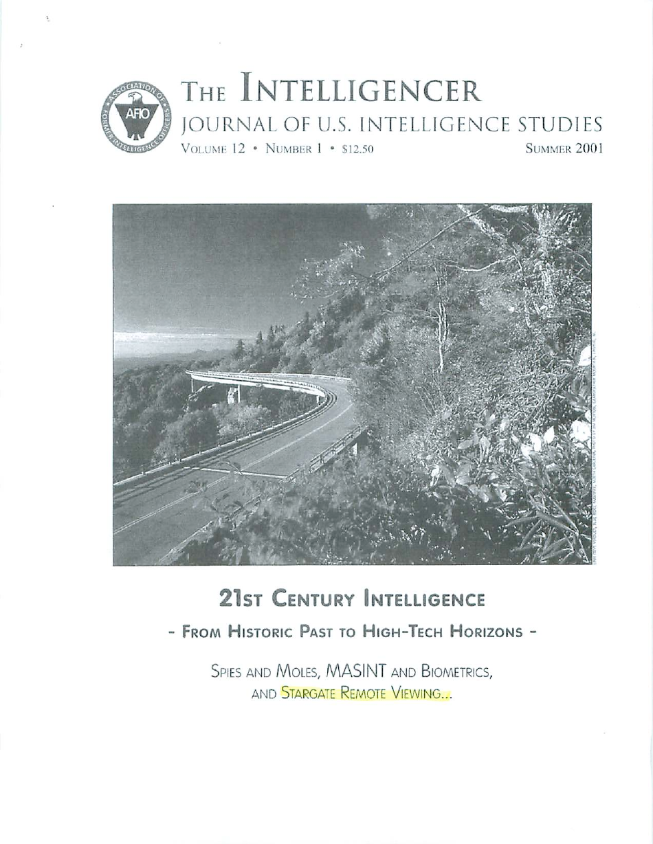 CIA-Initiated Remote Viewing at Stanford Research Institute - H. E. Puthoff document preview image