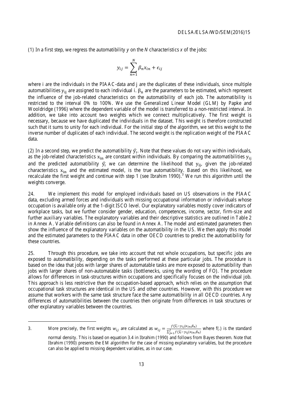 The Risk of Automation for Jobs in Oecd Countries: a Comparative Analysis - Melanie Arntz, Terry Gregory, Ulrich Zierahn, Page 14