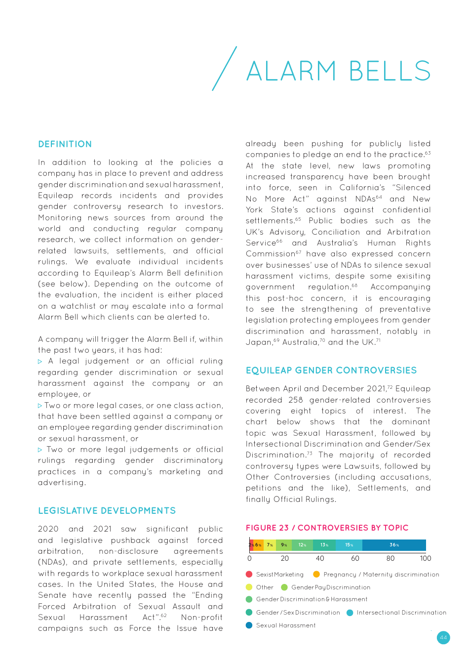 Gender Equality Global Report and Ranking, Page 44