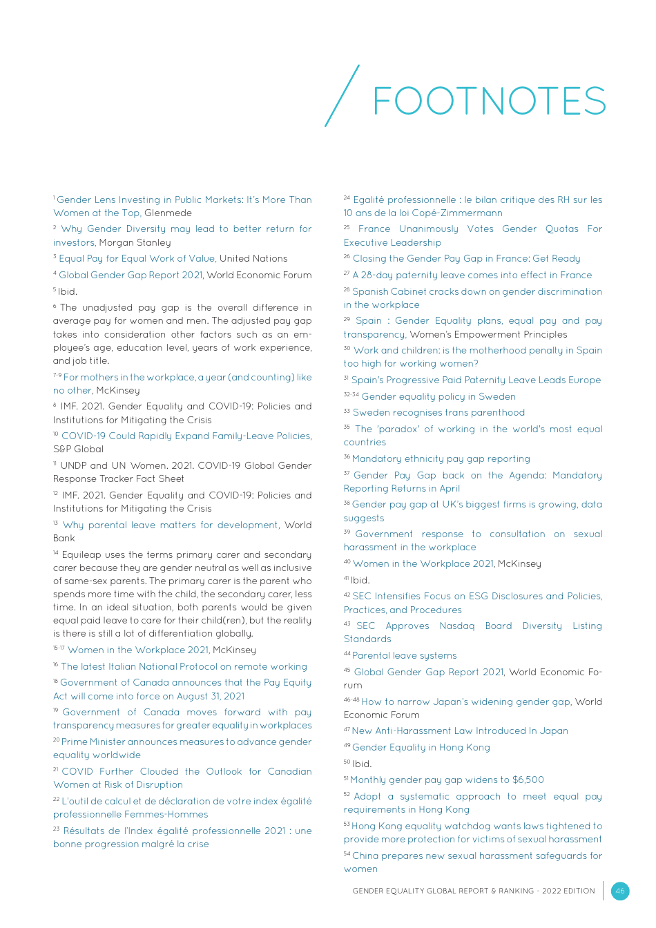 Gender Equality Global Report and Ranking, Page 46