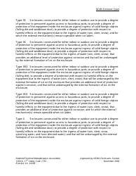 Nema Enclosure Types, Page 2