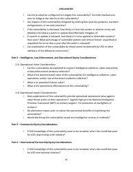 Vulnerabilities Equities Policy and Process, Page 14