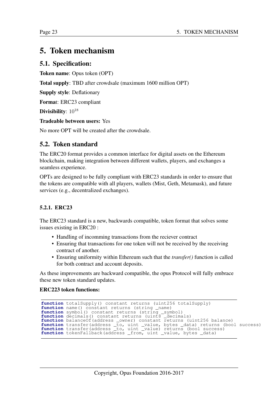 Opus - Decentralized Music Distribution Using Interplanetary File Systems (Ipfs) on the Ethereum Blockchain V0.8.3 - Bokang Jia, Chenhao Xu, Rehan Gotla, Sam Peeters, Reese Abouelnasr, Mateusz Mach, Page 23