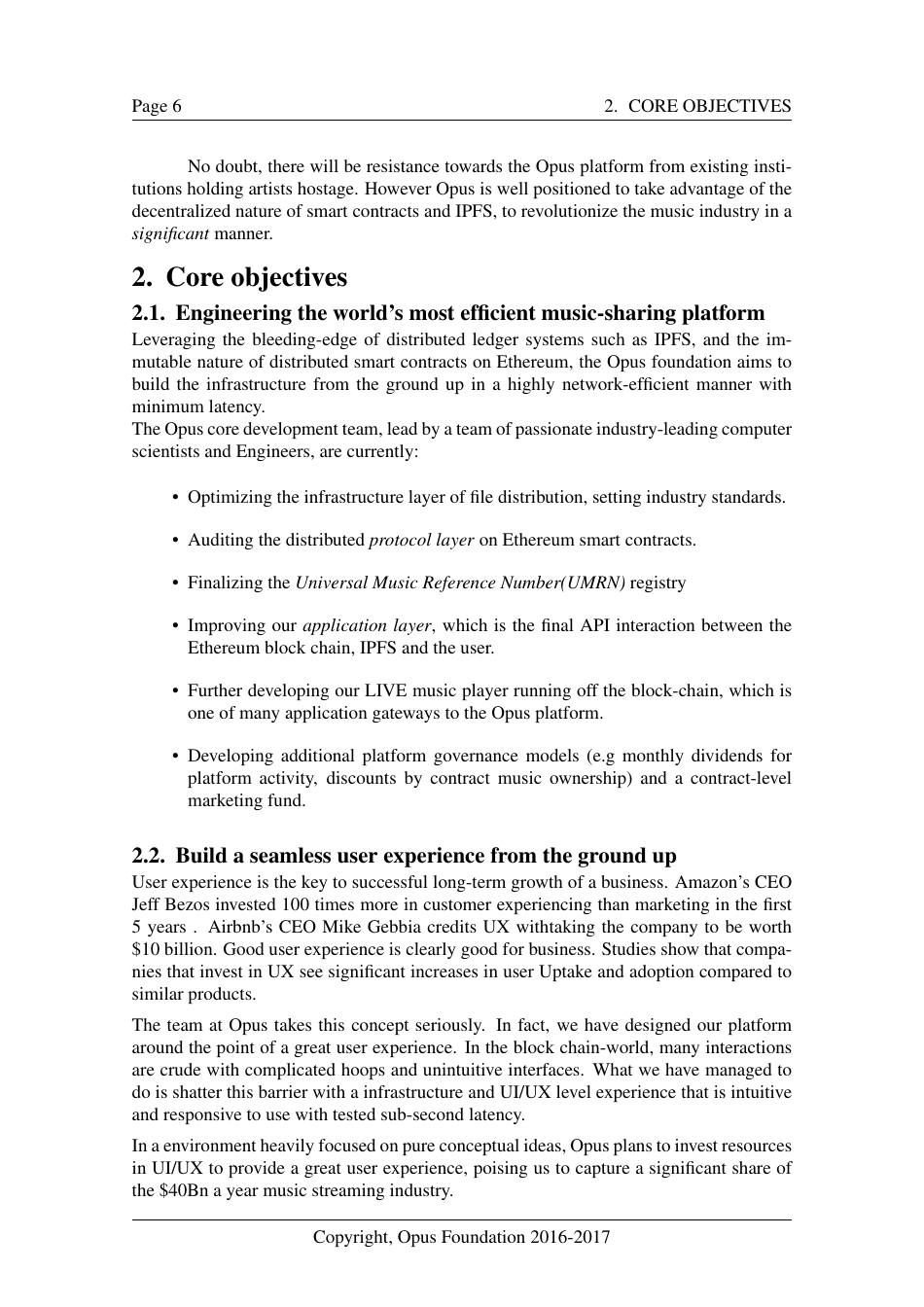 Opus - Decentralized Music Distribution Using Interplanetary File Systems (Ipfs) on the Ethereum Blockchain V0.8.3 - Bokang Jia, Chenhao Xu, Rehan Gotla, Sam Peeters, Reese Abouelnasr, Mateusz Mach, Page 6