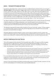 Art Under Threat - Freemuse Annual Statistics on Censorship and Attacks on Artistic Freedom in 2015, Page 14
