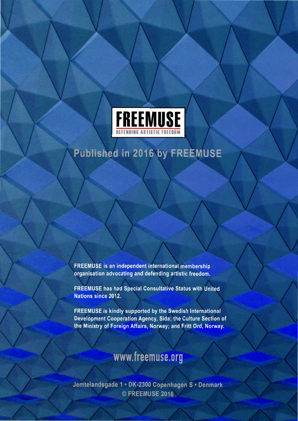 Art Under Threat - Freemuse Annual Statistics on Censorship and Attacks on Artistic Freedom in 2015, Page 46