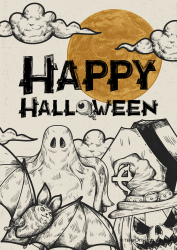 Halloween Poster Template - Ghost