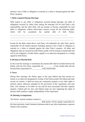 Postnuptial Agreement Template - Arizona, Page 7