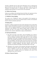 Postnuptial Agreement Template - Arkansas, Page 9