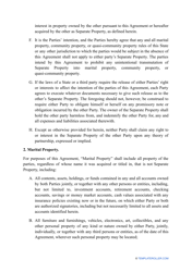 Postnuptial Agreement Template - California, Page 4