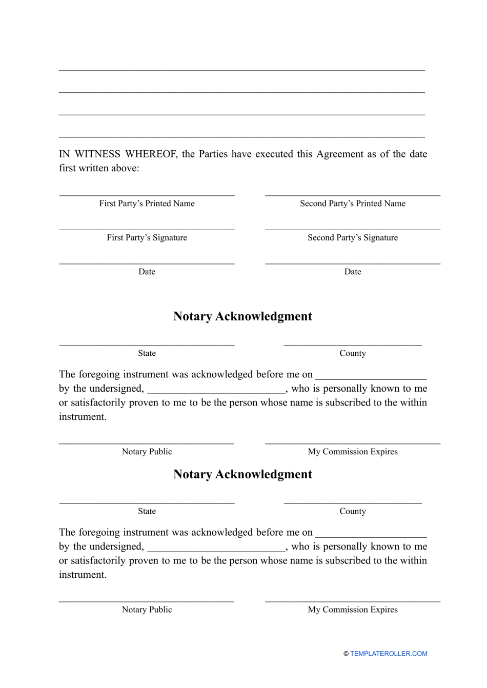 Postnuptial Agreement Template - Delaware, Page 13