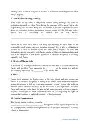 Postnuptial Agreement Template - Hawaii, Page 7