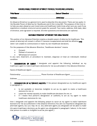 Advance Directive Form - Idaho, Page 2