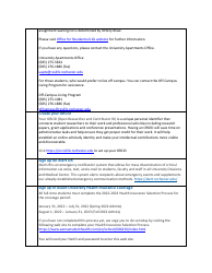 New Graduate Student Checklist - University of Rochester - New York, Page 2