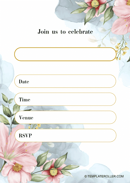 Event Invitation Template - White