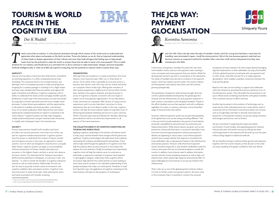 Travel  Tourism Global Economic Impact  Issues, Page 11