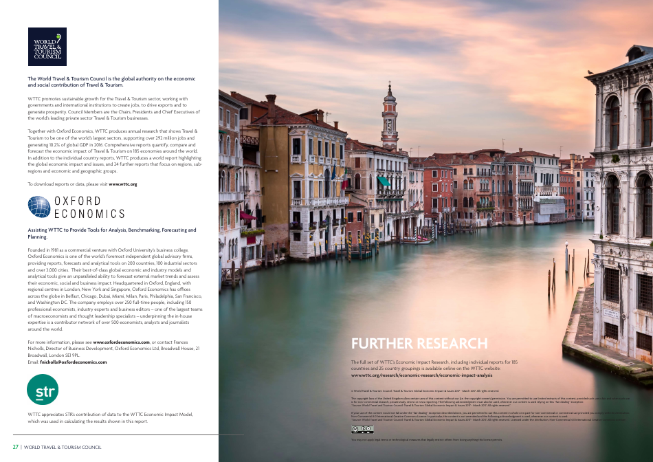 Travel  Tourism Global Economic Impact  Issues, Page 16