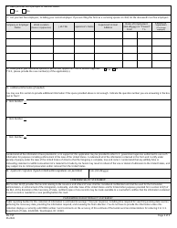Form DS-157 Petition for Special Immigrant Classification for Afghan SIV Applicants, Page 2