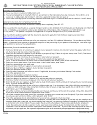 Form DS-157 Petition for Special Immigrant Classification for Afghan SIV Applicants, Page 3