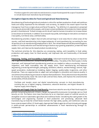 Strategy for American Leadership in Advanced Manufacturing, Page 21