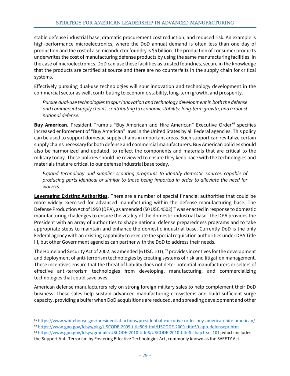 Strategy for American Leadership in Advanced Manufacturing, Page 34