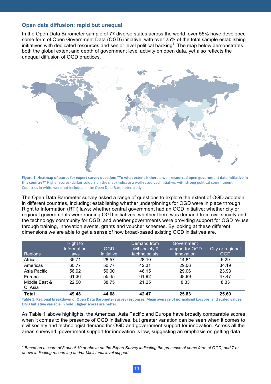 Open Data Barometer Global Report, Page 11