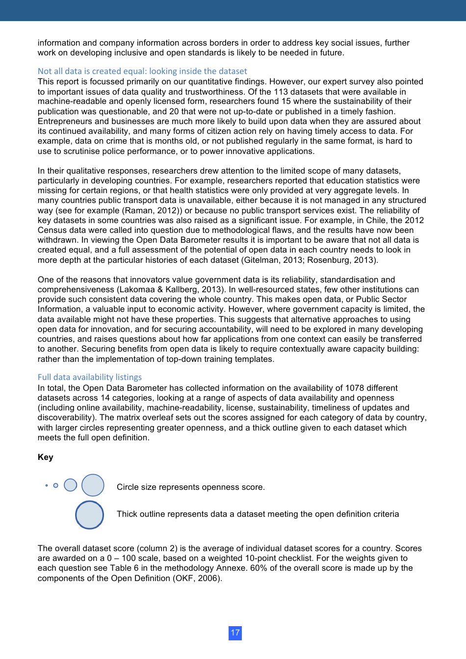Open Data Barometer Global Report, Page 17
