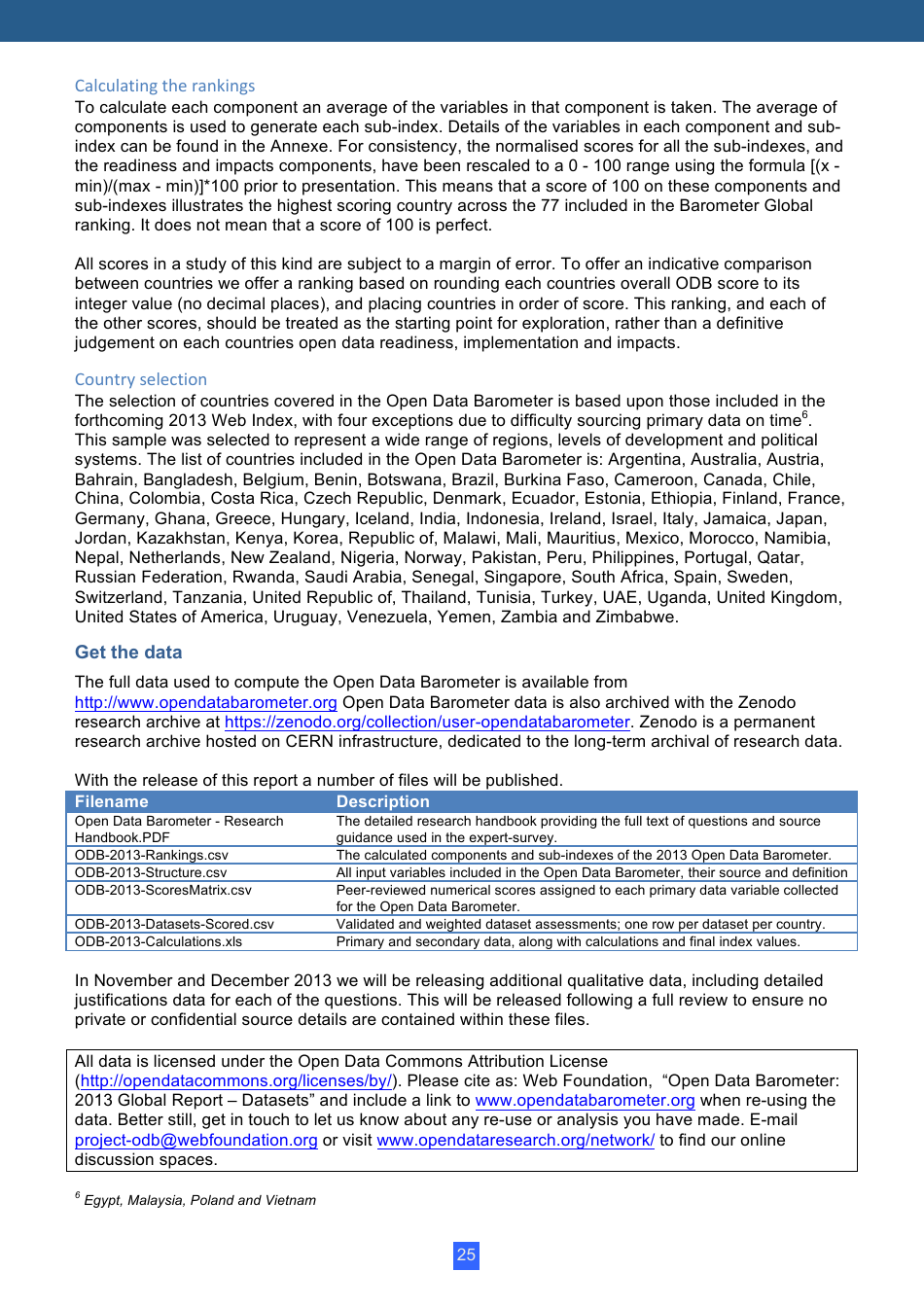 Open Data Barometer Global Report, Page 25