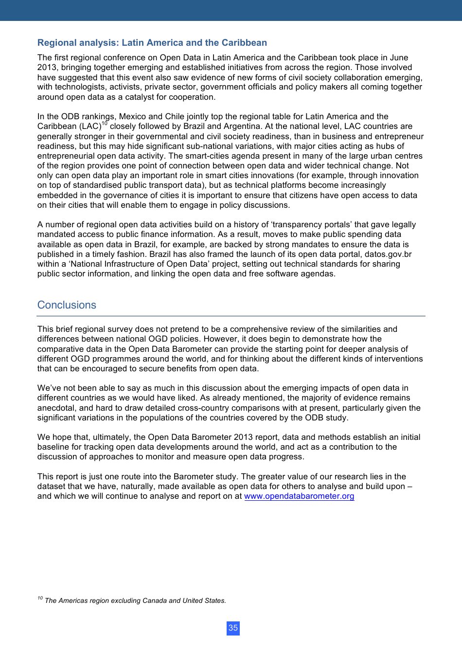 Open Data Barometer Global Report, Page 35