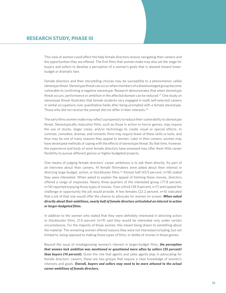 Exploring the Careers of Female Directors: Phase Iii - Dr. Stacy L. Smith, Dr. Katherine Pieper, Marc Choueiti With Assistance From Ariana Case and Kathleen Walsh, Page 21