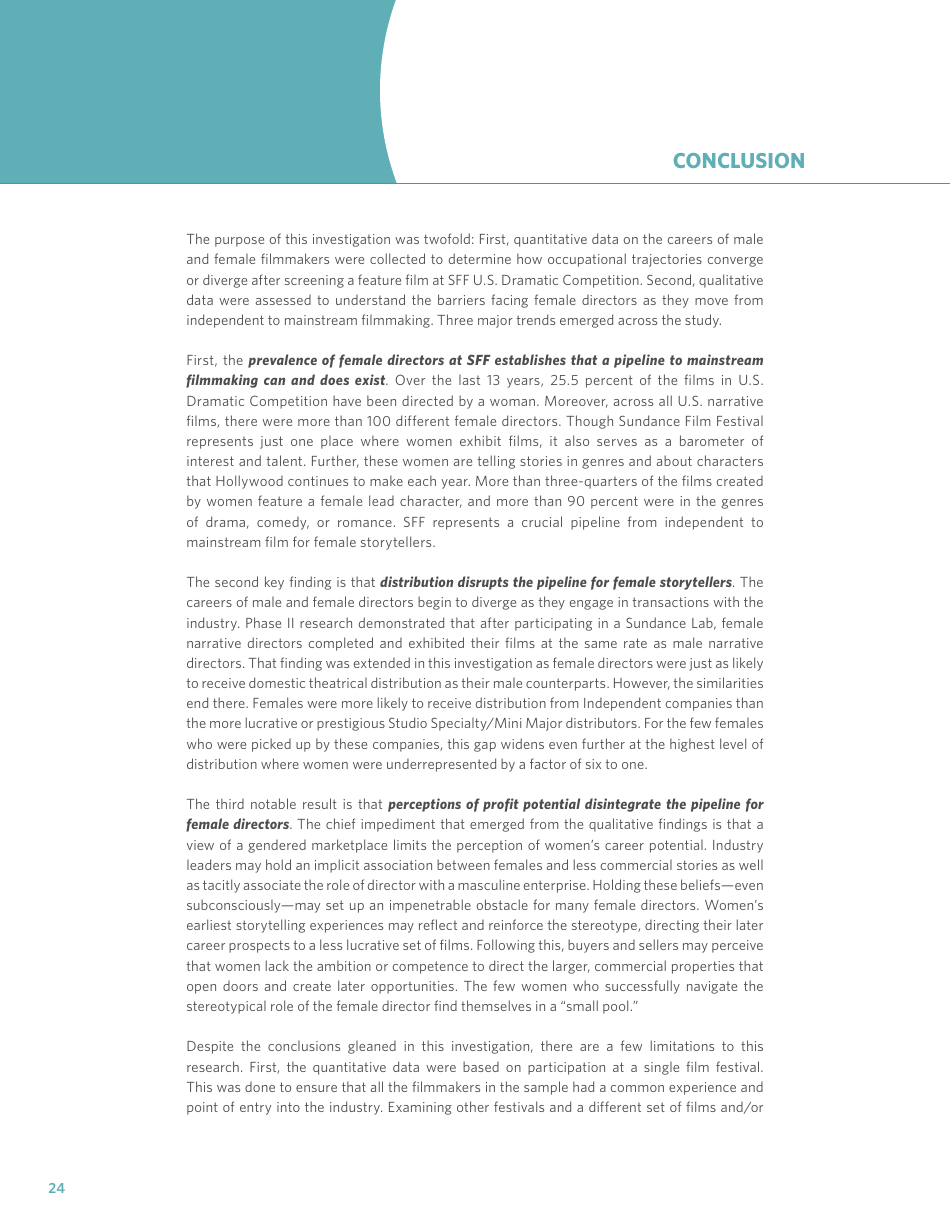 Exploring the Careers of Female Directors: Phase Iii - Dr. Stacy L. Smith, Dr. Katherine Pieper, Marc Choueiti With Assistance From Ariana Case and Kathleen Walsh, Page 26