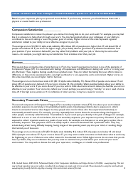 Compassion Satisfaction and Compassion Fatigue (Proqol) - Version 5, Page 2