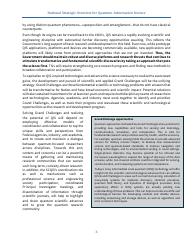 National Strategic Overview for Quantum Information Science, Page 10