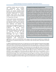 National Strategic Overview for Quantum Information Science, Page 14