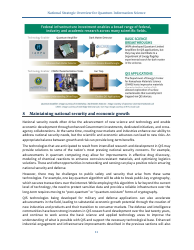 National Strategic Overview for Quantum Information Science, Page 15