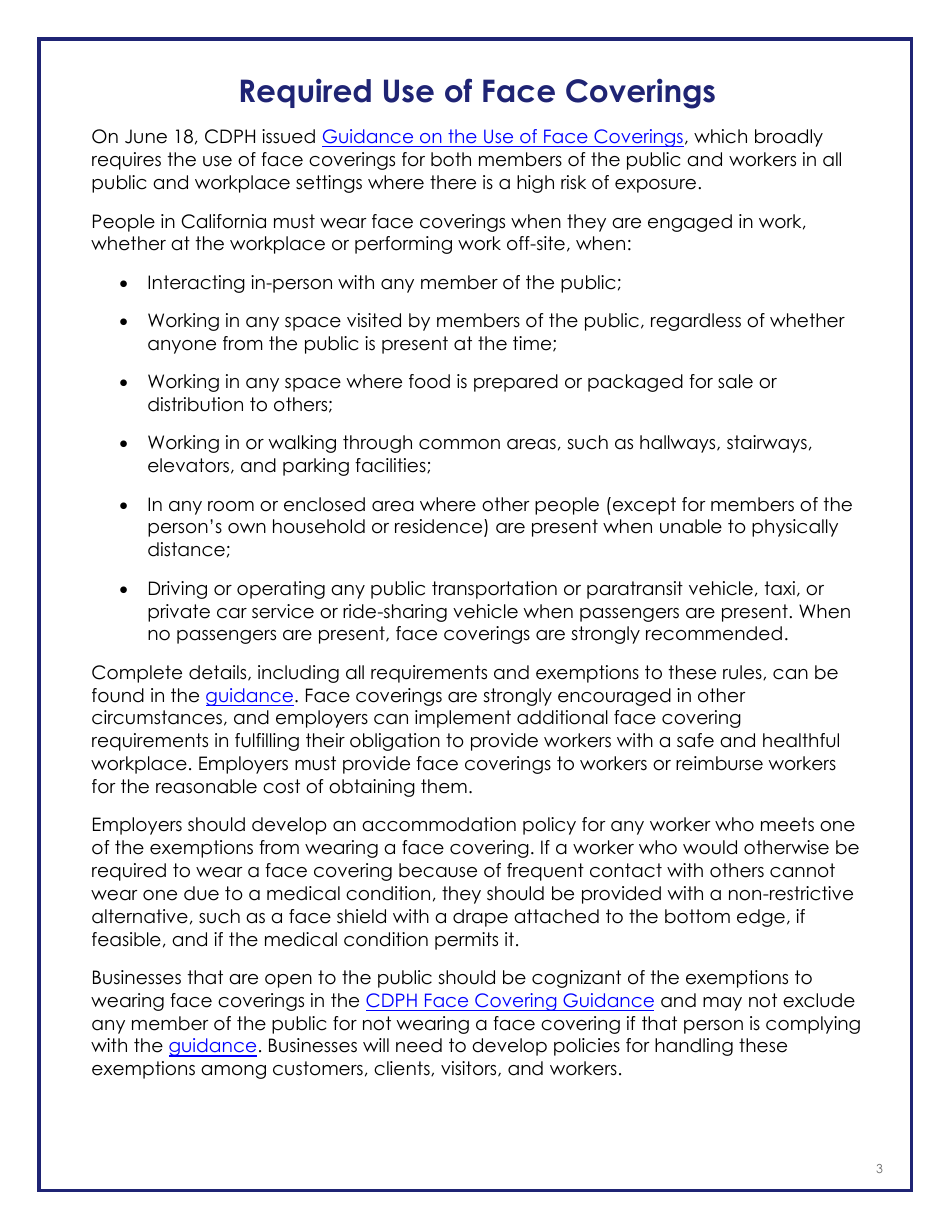 Covid-19 Industry Guidance: Real Estate Transactions - California, Page 3