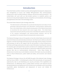 National Strategy to Secure 5g of the United States of America, Page 5