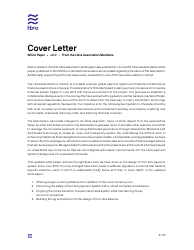 Document preview: Cover Letter - White Paper From the Libra Association Members
