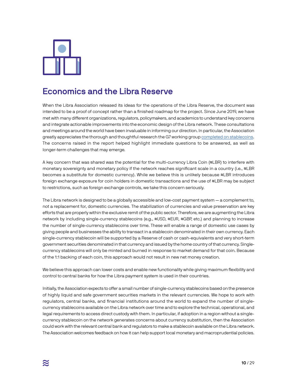 Cover Letter - White Paper From the Libra Association Members, Page 10