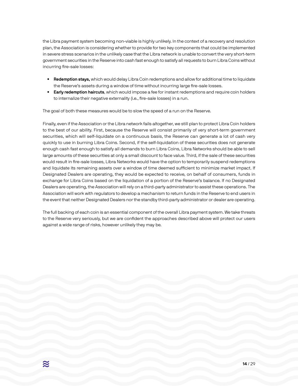 Cover Letter - White Paper From the Libra Association Members, Page 14