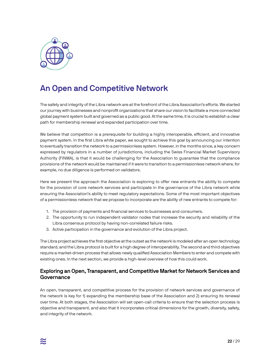 Cover Letter - White Paper From the Libra Association Members, Page 22