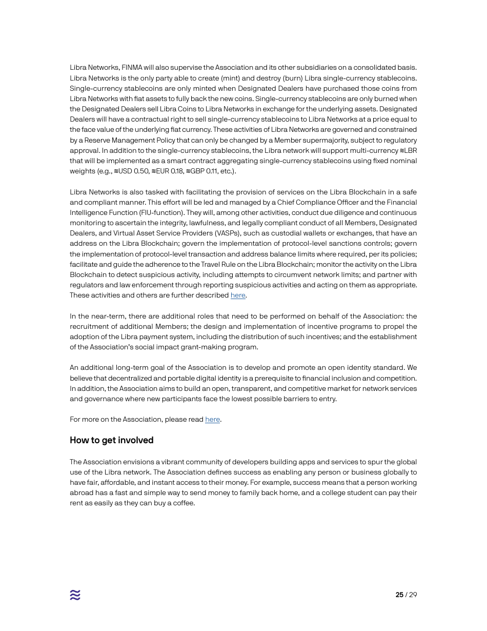 Cover Letter - White Paper From the Libra Association Members, Page 25