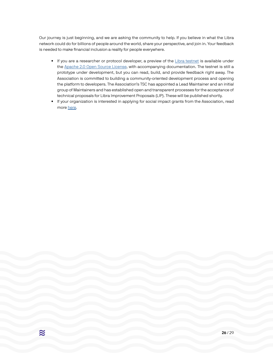 Cover Letter - White Paper From the Libra Association Members, Page 26