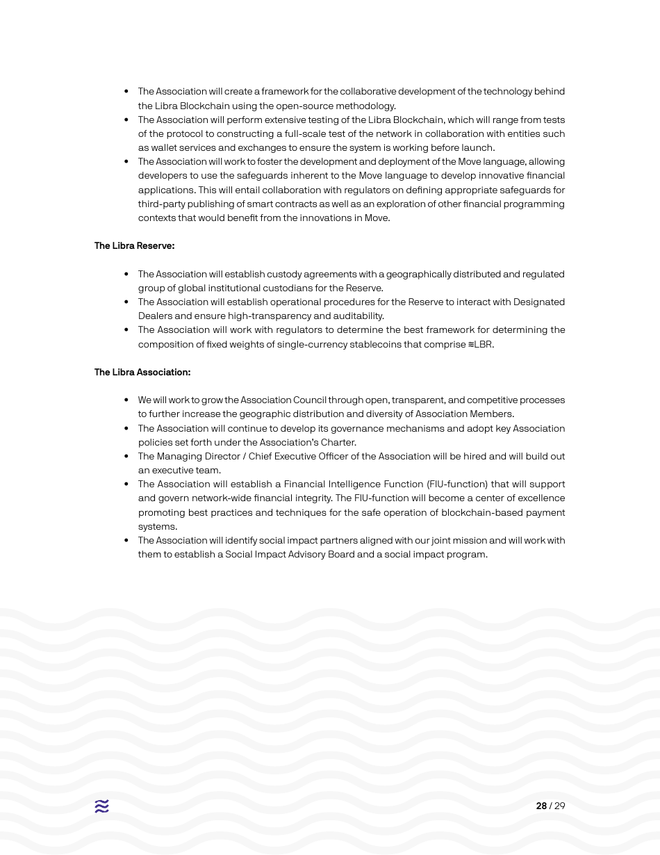 Cover Letter - White Paper From the Libra Association Members, Page 28